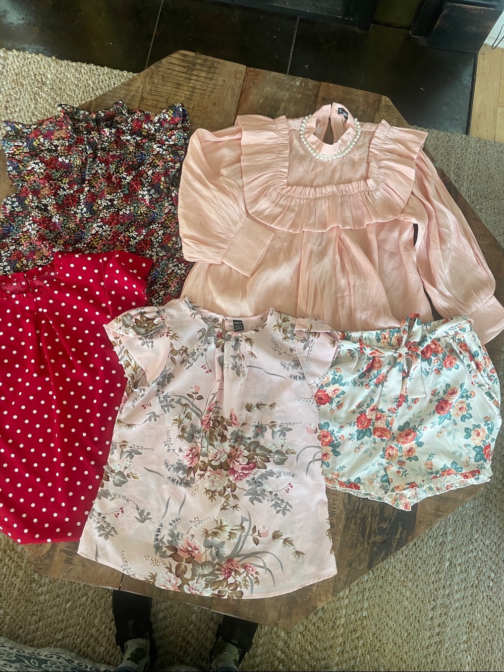 Ladies Floral Mixed Outfit Set